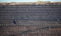 the Loy Yang Open Cut coal mine in the Latrobe Valley, Australia carbon emission