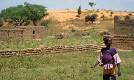 MDG Mali : Desertification on the outskirts of the town of Annakila