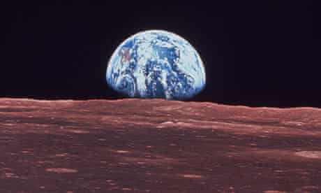 James Lovelock: Apollo 11 view of the Earth rising over the surface of the moon