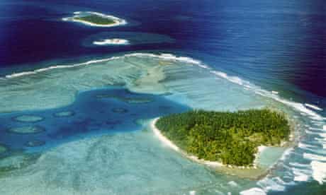 Middle Brother Island in Chagos Archipelago