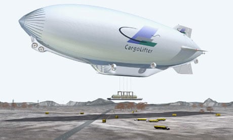 airship freight carrier : CL160 from German company CargoLifter