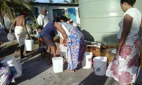 MDG : Water shortage in Tuvalu