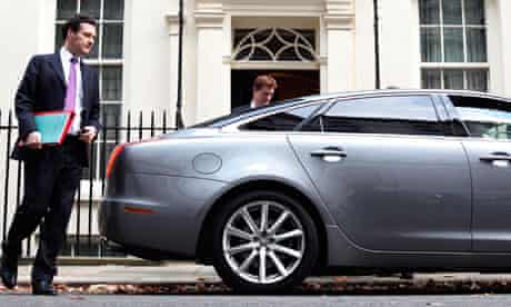 Damian blog : George Osborne and  Danny Alexander leaving for Autumn statement 2011 at parliament