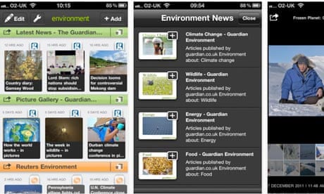 Taptu Guardian Environment apps for Iphone and Ipad