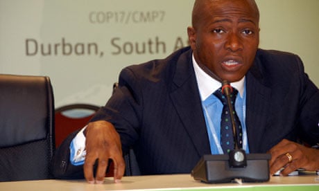 COP17 in Durban : African group lead negotiator Tosi Mpanu Mpanu