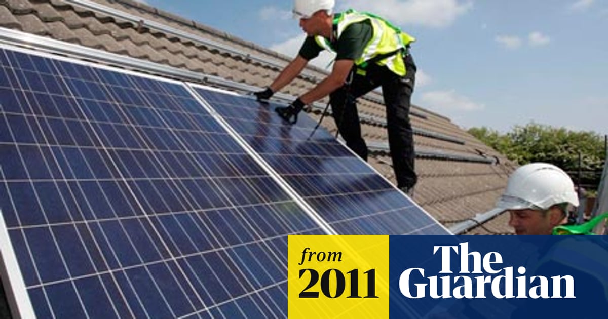 Surge In Solar Panel Installations On Uk Household Roofs Solar Power The Guardian