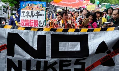 Fukushima nuclear power plant accident : Anti-nuclear rally in Tokyo
