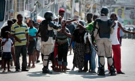 Cholera epidemic spreads Anti-UN Protests in Haiti's Capital Port-au-Prince