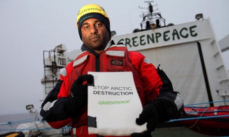 Greenpeace International Executive Director Kumi Naidoo and Cairn Energy's oil spill response plan
