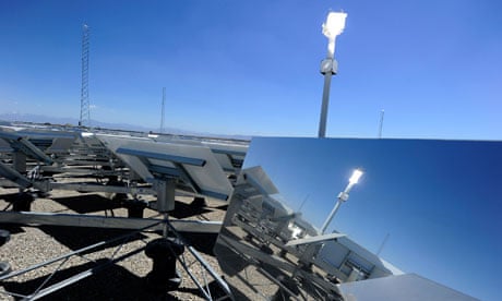 Suzanne blog : Solar energy : eSolar Sierra SunTower power plant in Lancaster, California
