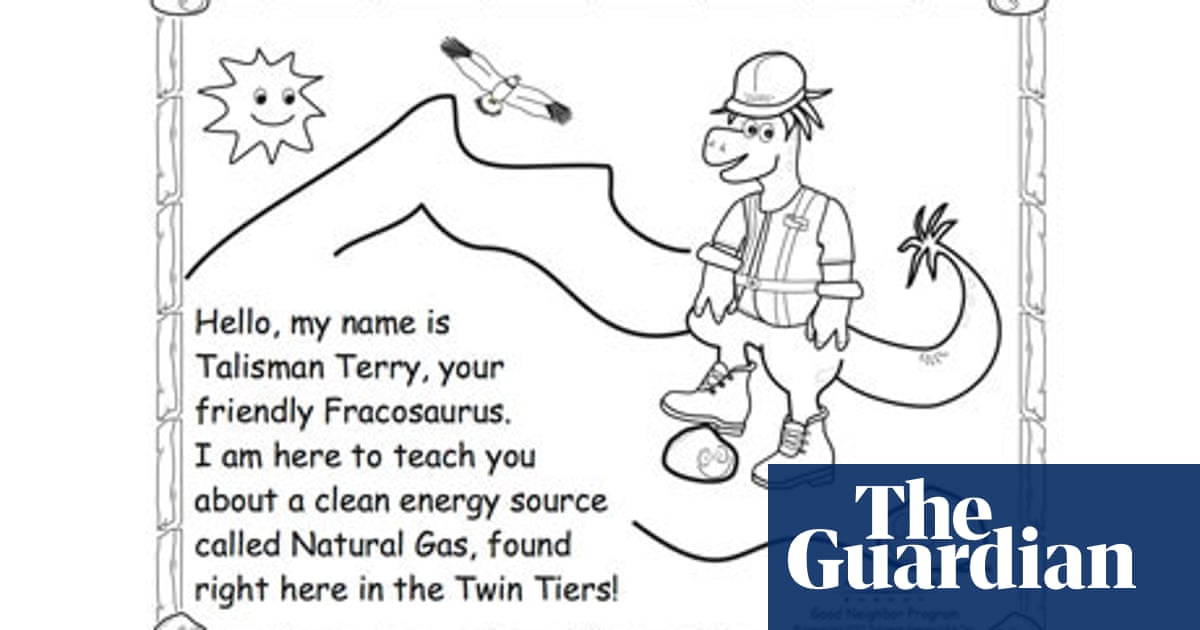 Fracking Company Targets Us Children With Colouring Book