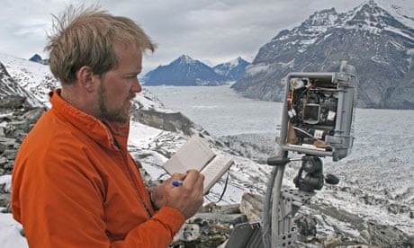 Scientist Jason Box during an expedition in Greenland 