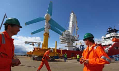 Green technologies for Orkney : World's Largest Tidal Power Turbine Is Unveiled