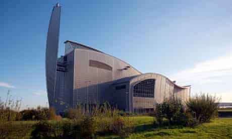Incinerator at the Crossness Sewage where Poo flakes  generated at a Slough sewage works are used
