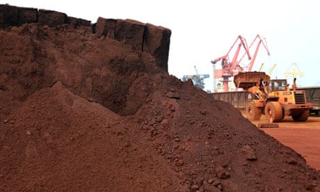 Rare earth for export to Japan at a port in Lianyungang, east China's Jiangsu province
