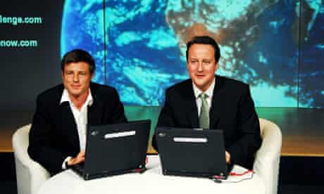 Zac Goldsmith and David Cameron switch their home energy supplies to a renewable energy supplier