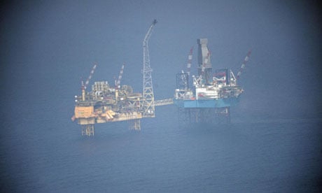 Gas leak: Total Elgin Platform in the North Sea
 Elgin Wellhead Platform in der Nordsee