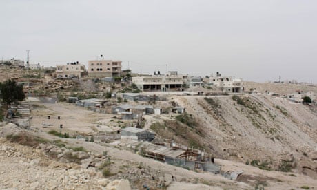 Refuse site in As Sawahira, West Bank, where bedouins from Negev desert have been relocated