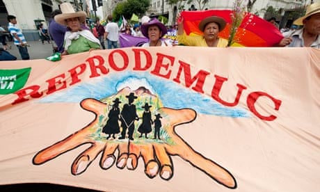 MDG : Peru : protest against the mining project Conga, belonging to U.S. giant Newmont