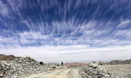 MDG : South America renewable energy potential : Atacama desert near Copiapo, Chile