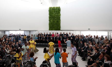 Rio+20 : Dilma Rousseff Inaugurates Pavillon Brazil