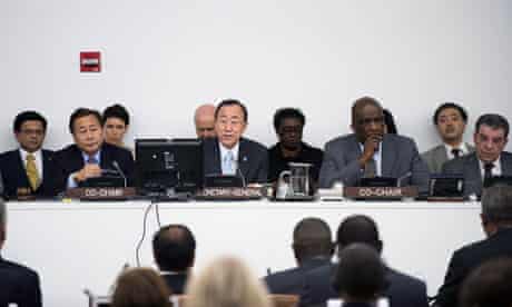 UN Secretary-General Ban Ki-moon in the Third Round of informal negotiations on the Rio+20