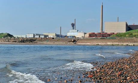 Sellafield Nuclear power station and Thorp nuclear reprocessing plant in West Cumbria