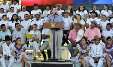 MDG : Colombia : Colombian President Juan Manuel Santos