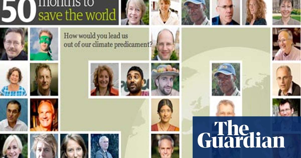 50 months to save the world Twitter suggestions Environment The