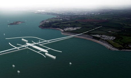Severn estuary tidal dam project