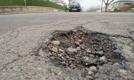 Bike Blog : Potholes in the road