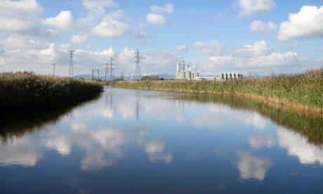 M4 and Newport Wetlands is an RSPB reserve, Gwent Levels, in South Wales
