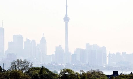 Toronto Skyline With Smog