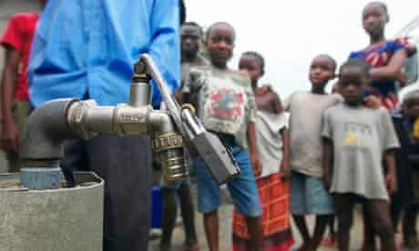 MDG : Privatisation of water : A privately owned water tap in Port Harcourt, Nigeria
