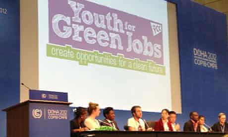 Youth for Green Jobs of Youth Climate Coalition at COP18 in Doha