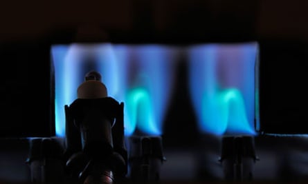 Leo blog on energy bill : Gas flame of boiler