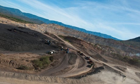 Anglo American PLC : Opencast coal mine in Cerrejon, Colombia, (BHP Billiton and Xstrata)