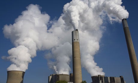 Carbon bubble : carbon dioxide polluting power plant : coal-fired Bruce Mansfield Power Plant 