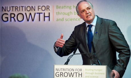 MDG : CEO of Unilever Paul Polman addresses the Nutrition for Growth global hunger summit 