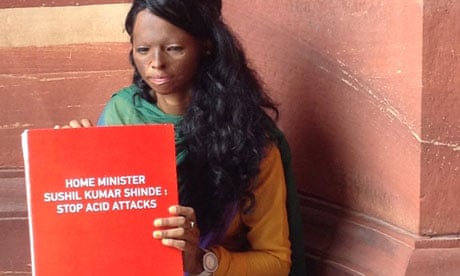 MDG : A file photo of Laxmi, an acid attack fighter and campaigner for Stop Acid Attack