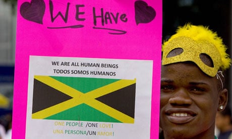 MDG : Homophobia in Jamaica : A member of Jamaica's gay community