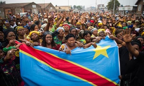 MDG : Congolese women demonstrate for peace in Goma, DRC