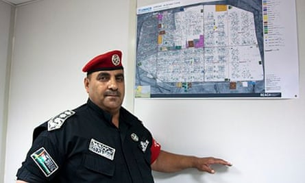 MDG : Colonel Eid al-Qarara’a, head of security at the Zaatari camp, Jordan