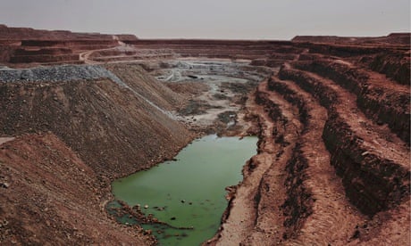 MDG : Areva's Somair uranium mining facility in Arlit, Niger.