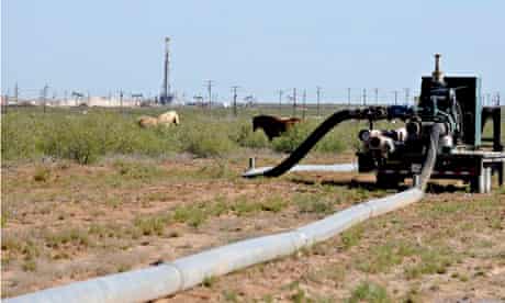 Shortage of water and fracking in Texas