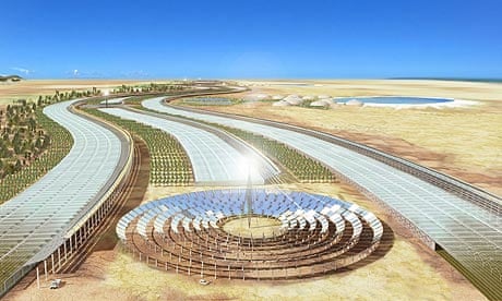 Sahara forest project - seawater greenhouse 