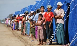 Climate refugees of cyclone Nargis