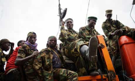 M23 rebels drive through Goma