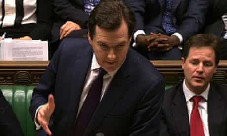 George Osborne delivers his autumn budget statement in the Commons