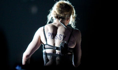 Madonna in concert in Moscow, Russia 
